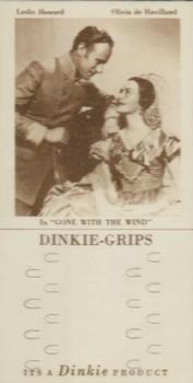 1948 Dinkie Gone With the Wind Series 5 #16 Vivien Leigh / Leslie Howard Front