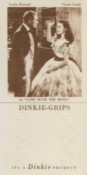 1948 Dinkie Gone With the Wind Series 5 #17 Leslie Howard / Vivien Leigh Front