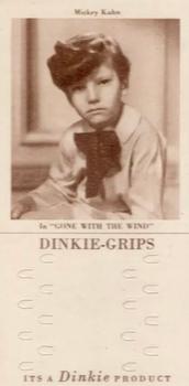 1948 Dinkie Gone With the Wind Series 5 #20 Mickey Kuhn Front