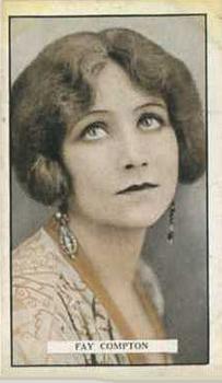 1926 Gallaher Cinema Stars #3 Fay Compton Front
