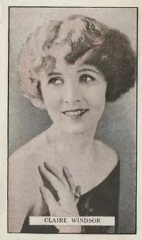 1926 Gallaher Cinema Stars #19 Claire Windsor Front