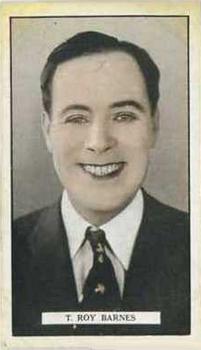 1926 Gallaher Cinema Stars #25 T. Roy Barnes Front