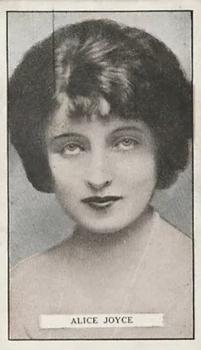 1926 Gallaher Cinema Stars #31 Alice Joyce Front