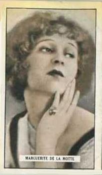1926 Gallaher Cinema Stars #35 Marguerite De La Motte Front