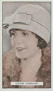 1926 Gallaher Cinema Stars #41 Louise Lorraine Front