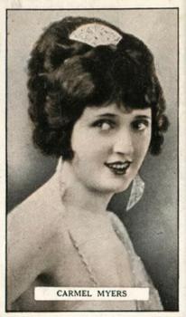 1926 Gallaher Cinema Stars #43 Carmel Myers Front