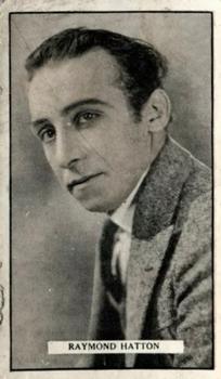 1926 Gallaher Cinema Stars #67 Raymond Hatton Front