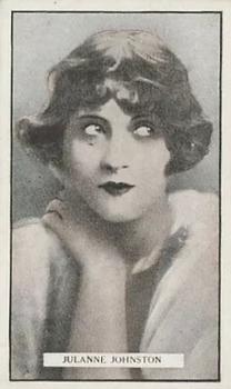 1926 Gallaher Cinema Stars #74 Julanne Johnston Front