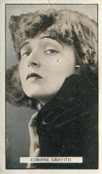 1926 Gallaher Cinema Stars #91 Corinne Griffith Front