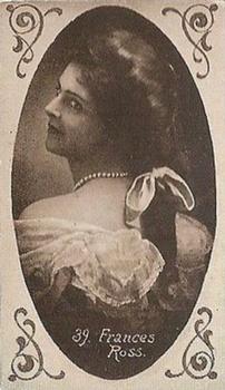 1904 Wills's Stage and Music Hall Celebrities (Oval) #39 Frances Ross Front