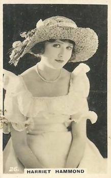 1926 British American Tobacco Beauties 2nd Series #26 Harriet Hammond Front