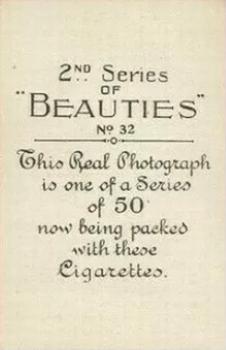 1926 British American Tobacco Beauties 2nd Series #32 Ethel Clayton Back