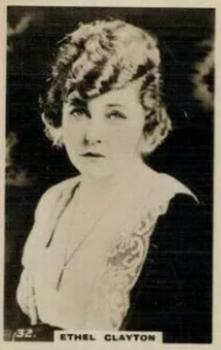 1926 British American Tobacco Beauties 2nd Series #32 Ethel Clayton Front
