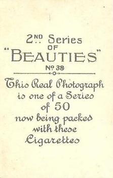 1926 British American Tobacco Beauties 2nd Series #38 Eileen Sedgwick Back