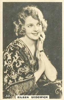 1926 British American Tobacco Beauties 2nd Series #38 Eileen Sedgwick Front