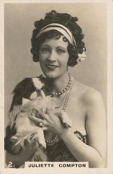 1926 British American Tobacco Beauties 3rd Series #2 Juliette Compton Front
