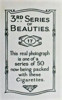1926 British American Tobacco Beauties 3rd Series #17 Madge Titheradge Back