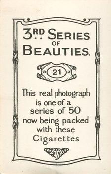 1926 British American Tobacco Beauties 3rd Series #21 Dorothy Dalton Back