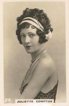 1926 British American Tobacco Beauties 3rd Series #24 Juliette Compton Front