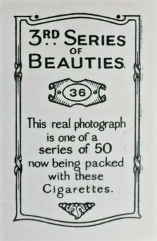 1926 British American Tobacco Beauties 3rd Series #36 Sylvia Roberts Back