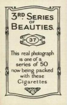 1926 British American Tobacco Beauties 3rd Series #37 Helen Gilliland Back