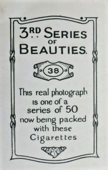 1926 British American Tobacco Beauties 3rd Series #38 Katherine Macdonald Back