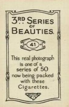 1926 British American Tobacco Beauties 3rd Series #41 Isabel Jeans Back