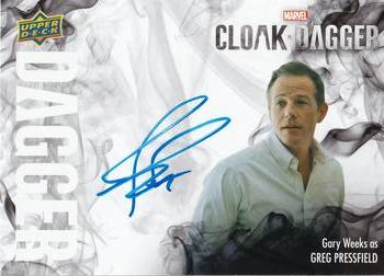 2021 Upper Deck Cloak and Dagger - Dagger Autographs #D-GW Gary Weeks Front