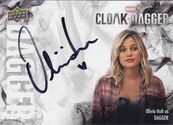 2021 Upper Deck Cloak and Dagger - Dagger Autographs #D-OH Olivia Holt Front