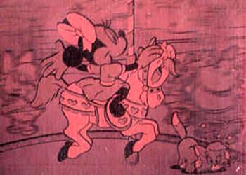 1993 Fleer Minnie 'N Me Series 2 - Holograms #NNO Minnie Riding Carousel Front