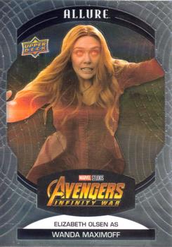 2022 Upper Deck Allure Marvel Studios #81 Elizabeth Olsen as Wanda Maximoff Front