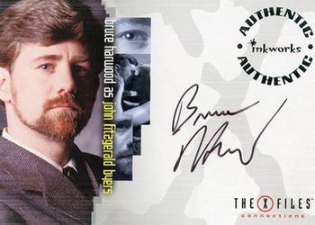 2005 Inkworks X-Files Connections - Autographs #A-8 Bruce Harwood Front