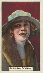 1930 British American Tobacco Cinema Stars Set 1 #21 Louise Fazenda Front