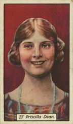1930 British American Tobacco Cinema Stars Set 1 #27 Priscilla Dean Front