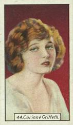 1930 British American Tobacco Cinema Stars Set 1 #44 Corinne Griffith Front