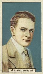 1930 British American Tobacco Cinema Stars Set 1 #45 William Russell Front