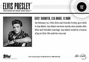 2022 Topps Online Elvis Presley: The King of Rock and Roll #112 Elvis' Daughter, Lisa Marie, Is Born Back