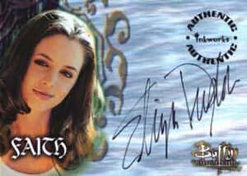 1999 Inkworks Buffy the Vampire Slayer Season 3 - Autographs #A15 Eliza Dushku Front