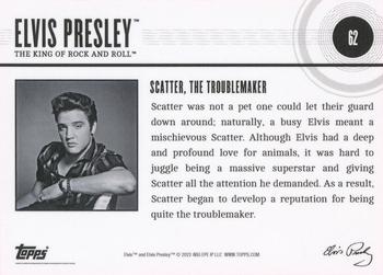 2022 Topps Online Elvis Presley: The King of Rock and Roll - Pink #62 Scatter, The Troublemaker Back
