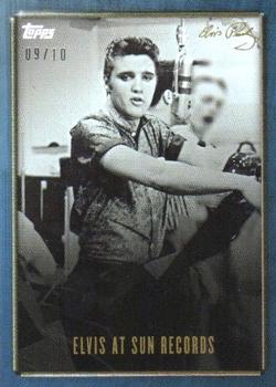 2022 Topps Online Elvis Presley: The King of Rock and Roll - Blue #5 Elvis At Sun Records Front