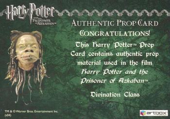 2004 ArtBox Harry Potter and the Prisoner of Azkaban Update Edition - Props #NNO Divination Class (Student Tables) Back