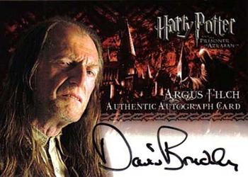 2004 ArtBox Harry Potter and the Prisoner of Azkaban Update Edition - Autographs #NNO David Bradley Front