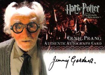 2004 ArtBox Harry Potter and the Prisoner of Azkaban Update Edition - Autographs #NNO Jimmy Gardner Front