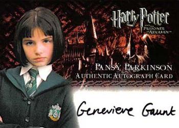 2004 ArtBox Harry Potter and the Prisoner of Azkaban Update Edition - Autographs #NNO Genevieve Gaunt Front