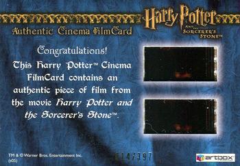 2005 ArtBox Harry Potter & the Sorcerer's Stone - Cinema Filmcards #NNO Hedwig Delivers the Nimbus 2000 Back