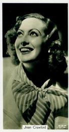 1934 John Sinclair Film Stars #8 Joan Crawford Front
