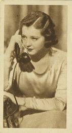 1933 Nicolas Sarony Cinema Stars #8 Sylvia Sidney Front