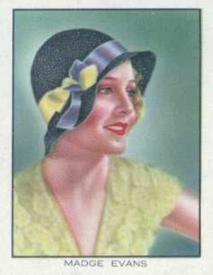 1933 British American Tobacco World Famous Cinema Artistes (Large) #2 Madge Evans Front