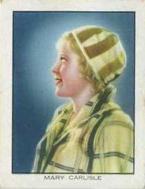 1933 British American Tobacco World Famous Cinema Artistes (Large) #4 Mary Carlisle Front