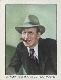1933 British American Tobacco World Famous Cinema Artistes (Large) #13 Jimmy Durante Front